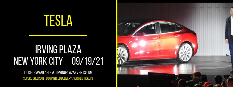 Tesla at Irving Plaza tickets Tesla at Irving Plaza
