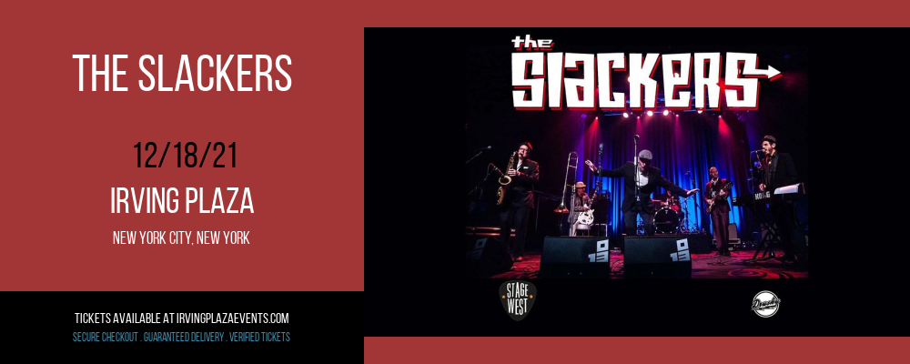 The Slackers at Irving Plaza tickets The Slackers at Irving Plaza
