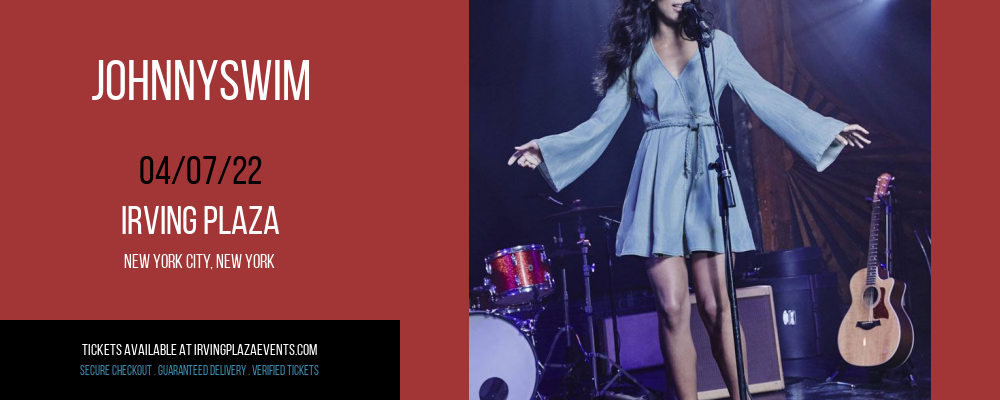 Johnnyswim at Irving Plaza tickets Johnnyswim at Irving Plaza
