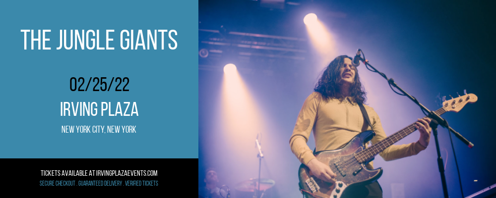 The Jungle Giants at Irving Plaza tickets The Jungle Giants at Irving Plaza