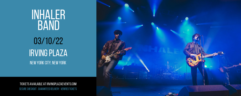 Inhaler - Band at Irving Plaza tickets Inhaler - Band at Irving Plaza