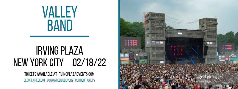 Valley - Band at Irving Plaza tickets Valley - Band at Irving Plaza
