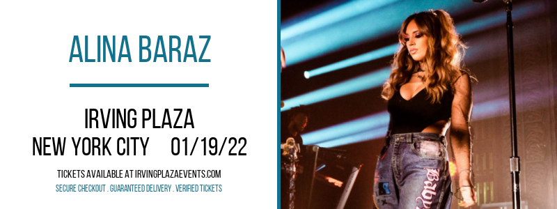 Alina Baraz [CANCELLED] at Irving Plaza
