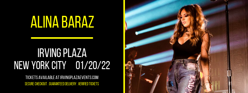 Alina Baraz [CANCELLED] at Irving Plaza