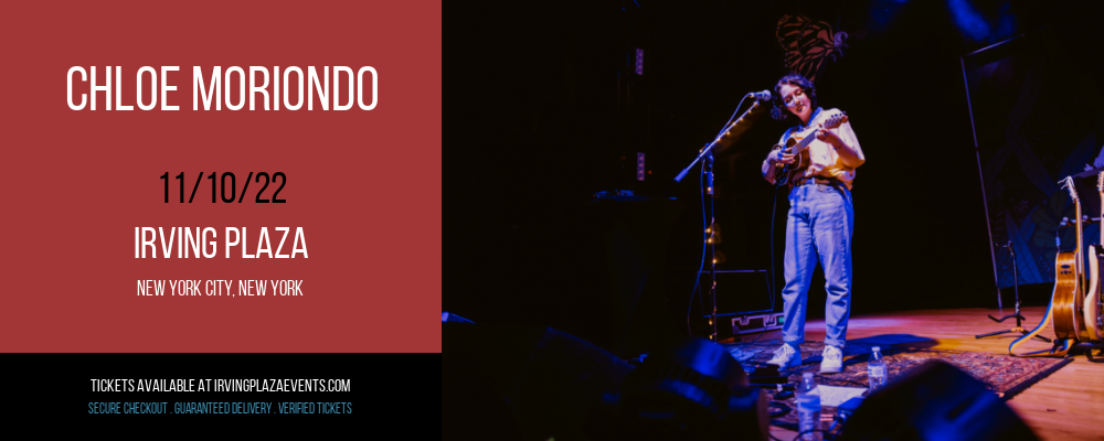 Chloe Moriondo at Irving Plaza tickets Chloe Moriondo at Irving Plaza