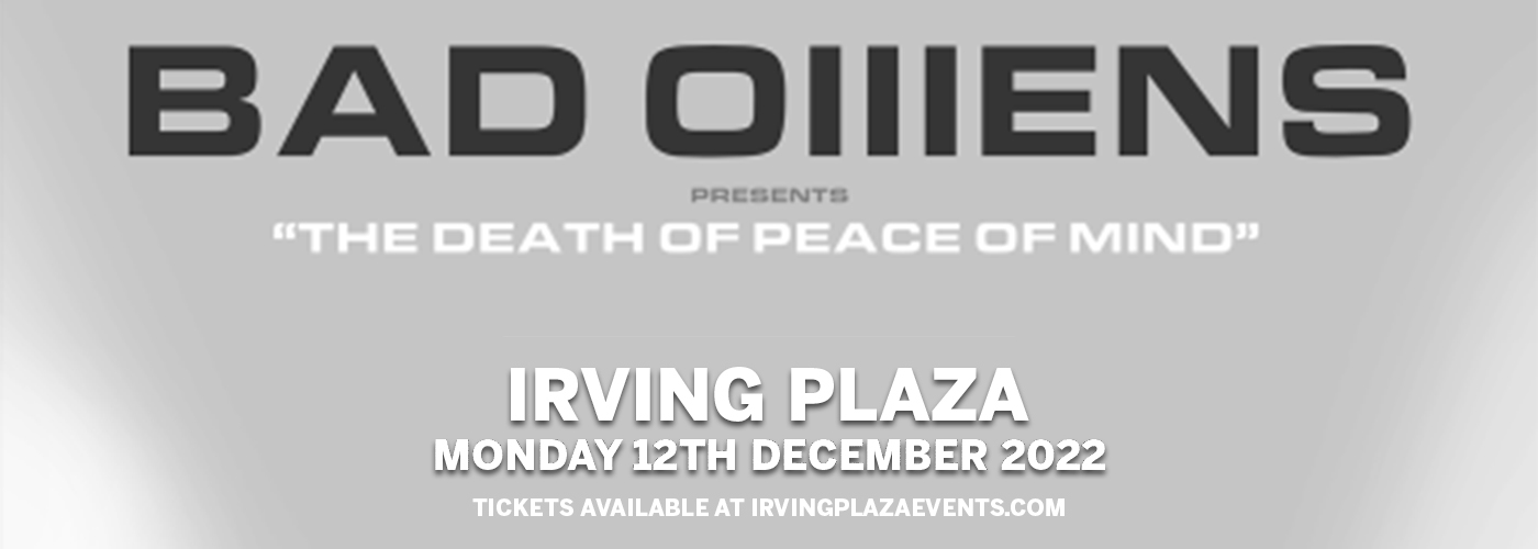 Bad Omens at Irving Plaza tickets Bad Omens at Irving Plaza