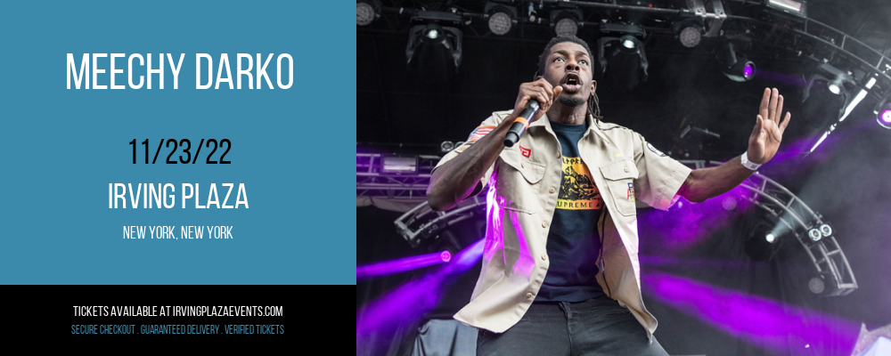 Meechy Darko at Irving Plaza tickets Meechy Darko at Irving Plaza