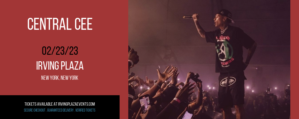 Central Cee at Irving Plaza tickets Central Cee at Irving Plaza