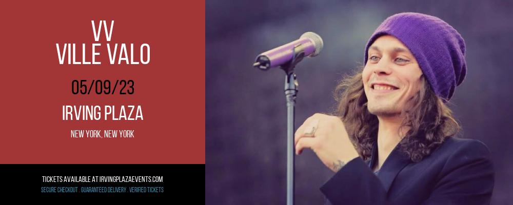 VV - Ville Valo at Irving Plaza tickets VV - Ville Valo at Irving Plaza
