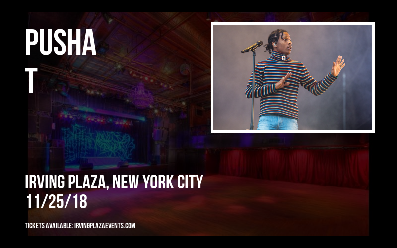 Pusha T at Irving Plaza tickets Pusha T at Irving Plaza
