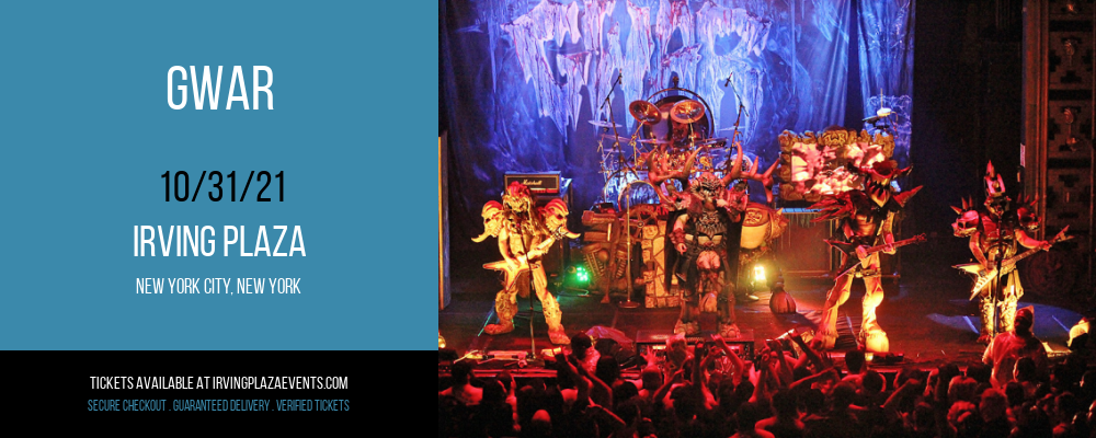 GWAR at Irving Plaza tickets GWAR at Irving Plaza