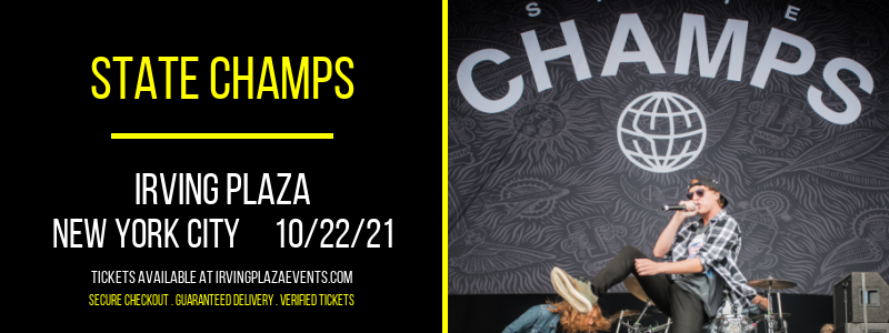 State Champs at Irving Plaza tickets State Champs at Irving Plaza