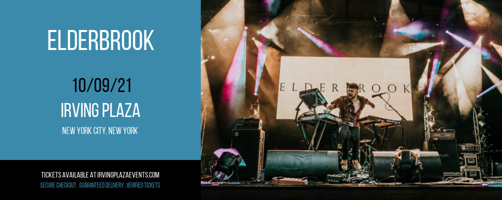 Elderbrook at Irving Plaza tickets Elderbrook at Irving Plaza