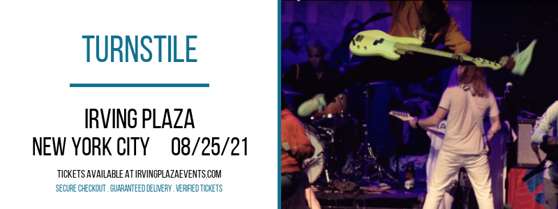 Turnstile at Irving Plaza tickets Turnstile at Irving Plaza
