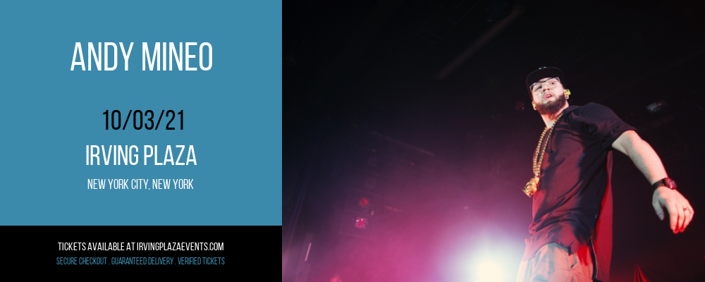Andy Mineo [POSTPONED] at Irving Plaza