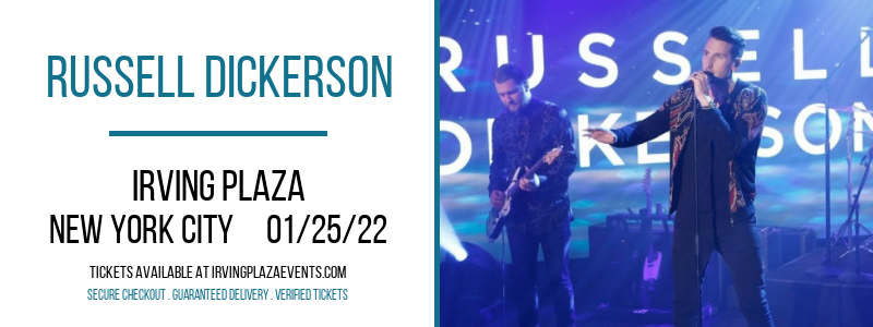 Russell Dickerson at Irving Plaza tickets Russell Dickerson at Irving Plaza
