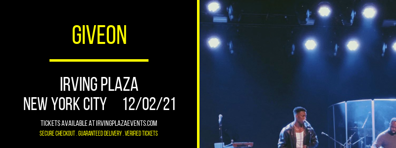 Giveon at Irving Plaza tickets Giveon at Irving Plaza