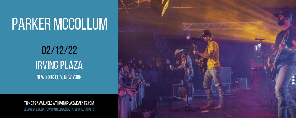 Parker McCollum at Irving Plaza tickets Parker McCollum at Irving Plaza