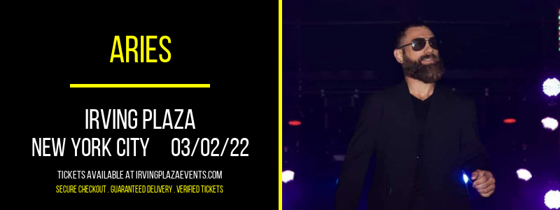 Aries at Irving Plaza tickets Aries at Irving Plaza
