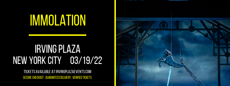 Immolation at Irving Plaza tickets Immolation at Irving Plaza