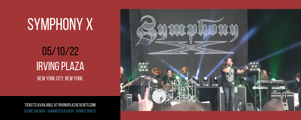 Symphony X at Irving Plaza tickets Symphony X at Irving Plaza