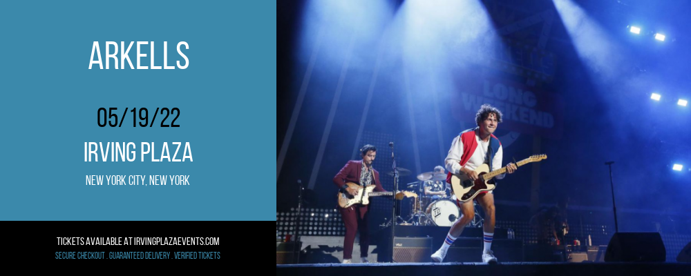 Arkells at Irving Plaza tickets Arkells at Irving Plaza