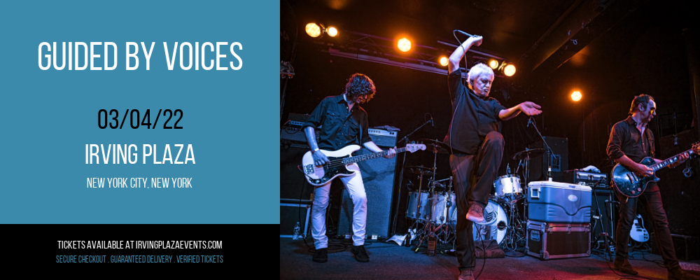 Guided by Voices at Irving Plaza tickets Guided by Voices at Irving Plaza