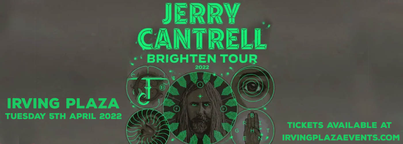 Jerry Cantrell at Irving Plaza tickets Jerry Cantrell at Irving Plaza