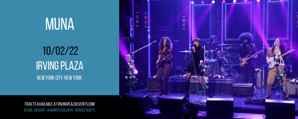 Muna at Irving Plaza tickets Muna at Irving Plaza