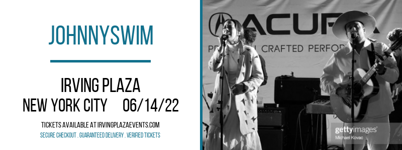 Johnnyswim at Irving Plaza tickets Johnnyswim at Irving Plaza