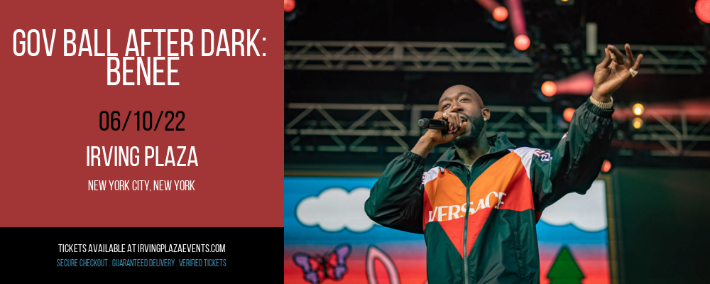Gov Ball After Dark: Benee at Irving Plaza tickets Gov Ball After Dark: Benee at Irving Plaza