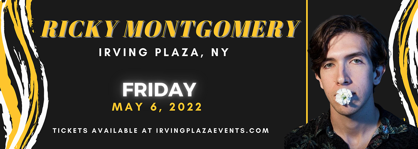 Ricky Montgomery at Irving Plaza tickets Ricky Montgomery at Irving Plaza