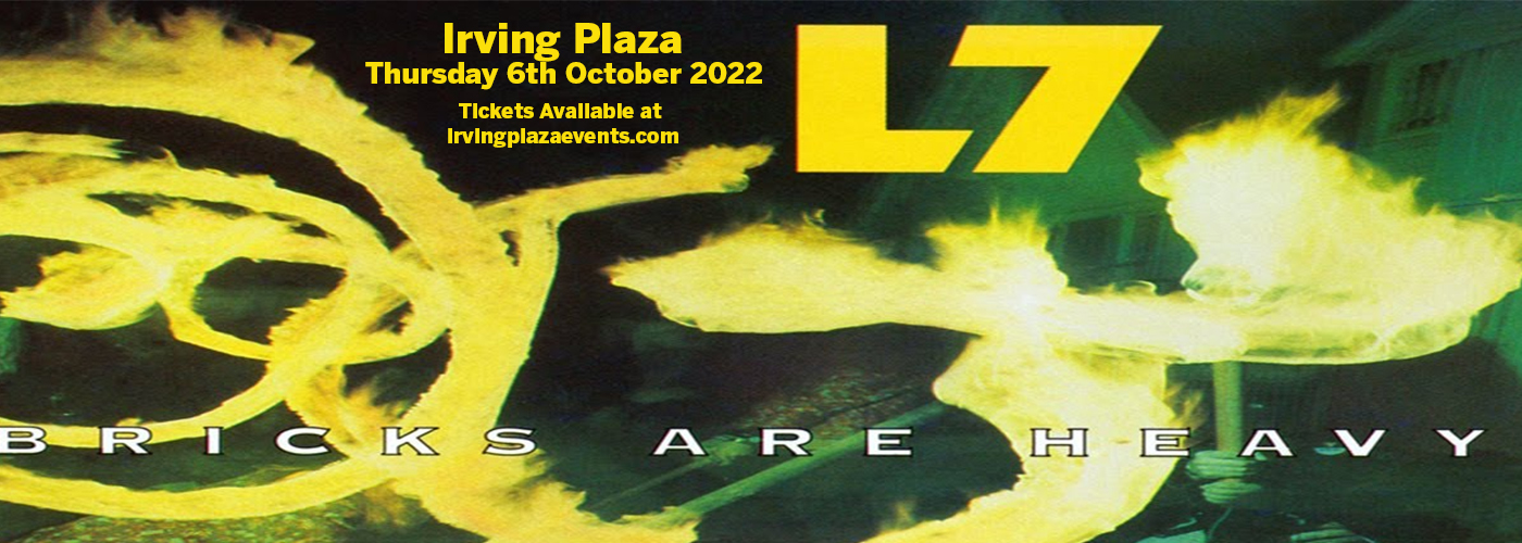 L7 at Irving Plaza tickets L7 at Irving Plaza