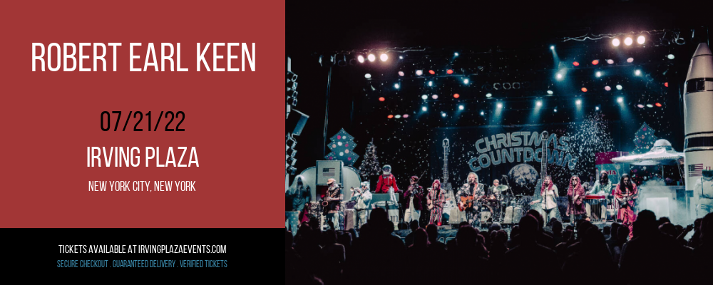 Robert Earl Keen at Irving Plaza tickets Robert Earl Keen at Irving Plaza