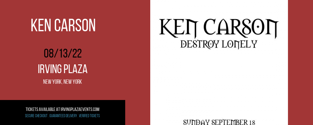 Ken Carson at Irving Plaza tickets Ken Carson at Irving Plaza
