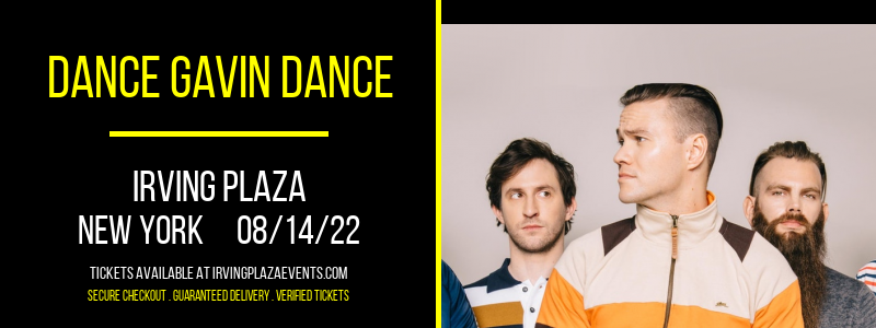 Dance Gavin Dance at Irving Plaza tickets Dance Gavin Dance at Irving Plaza