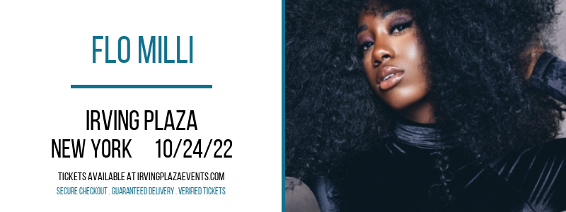 Flo Milli at Irving Plaza tickets Flo Milli at Irving Plaza