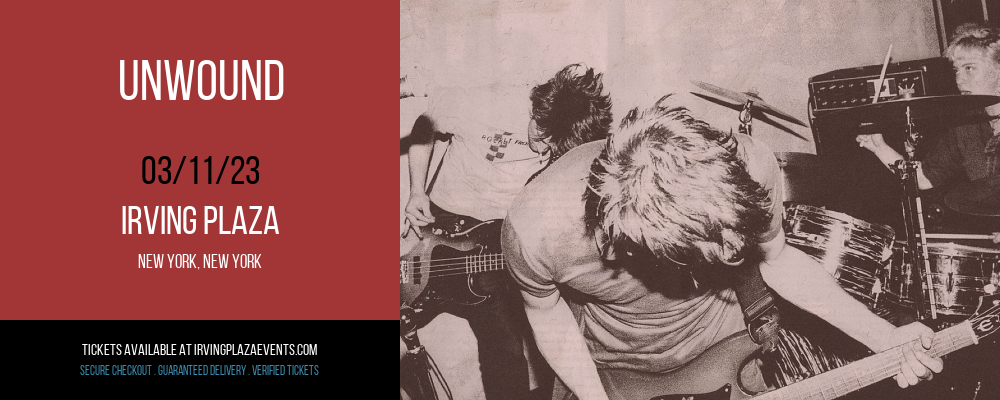 Unwound at Irving Plaza tickets Unwound at Irving Plaza