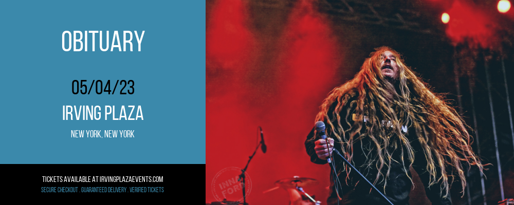 Obituary at Irving Plaza tickets Obituary at Irving Plaza
