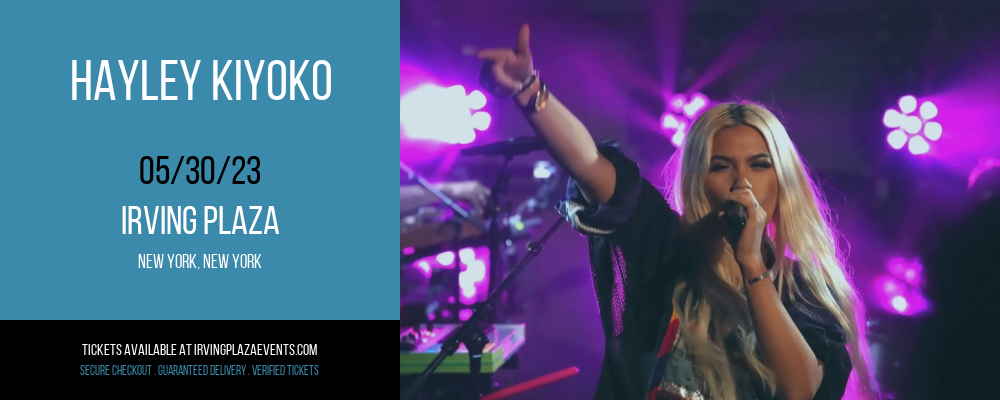 Hayley Kiyoko at Irving Plaza tickets Hayley Kiyoko at Irving Plaza