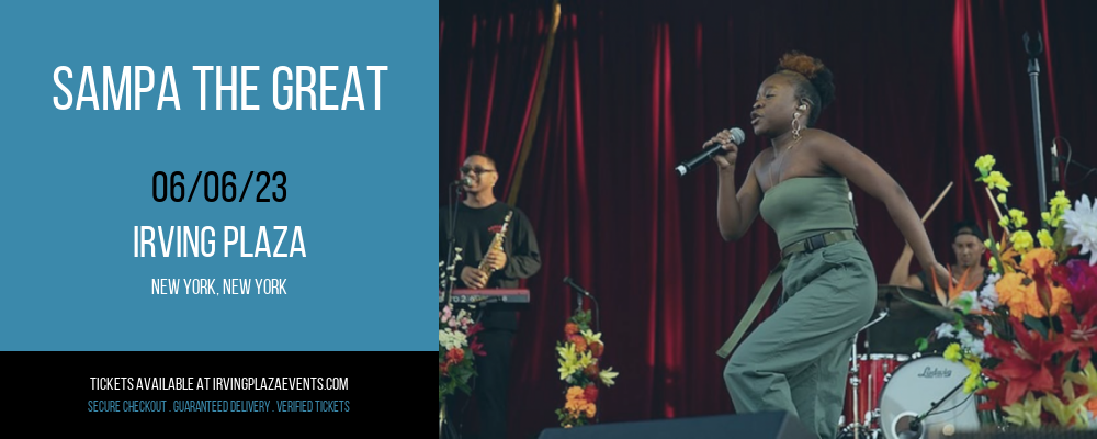 Sampa The Great at Irving Plaza tickets Sampa The Great at Irving Plaza