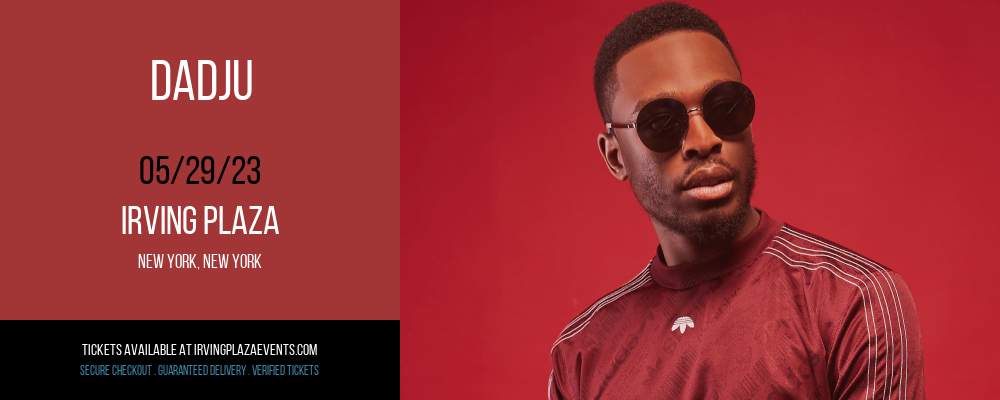 Dadju at Irving Plaza tickets Dadju at Irving Plaza