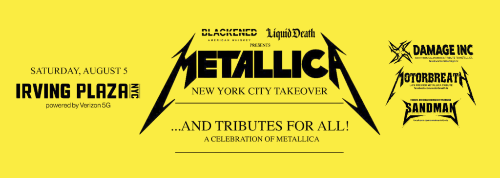 Metallica Tribute Bands at Irving Plaza