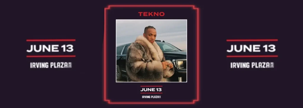 Tekno at Irving Plaza