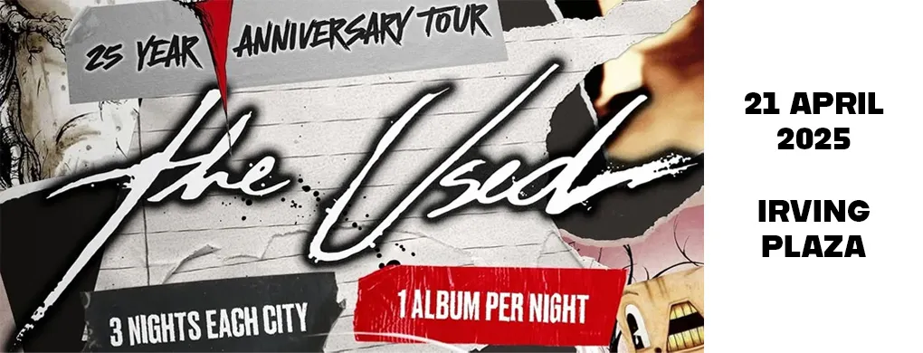 The Used at Irving Plaza