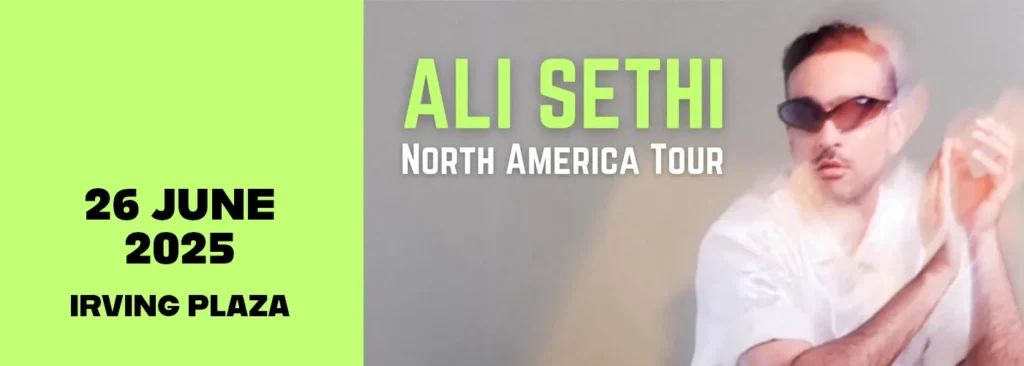 Ali Sethi at Irving Plaza