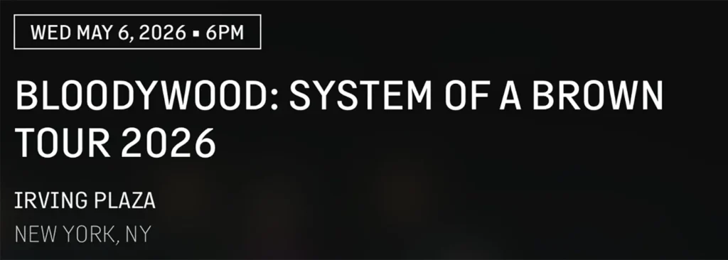 Bloodywood at Irving Plaza