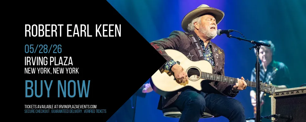 Robert Earl Keen at Irving Plaza