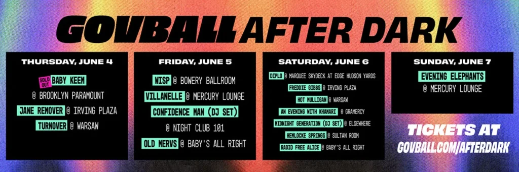 Governors Ball After Dark at Irving Plaza