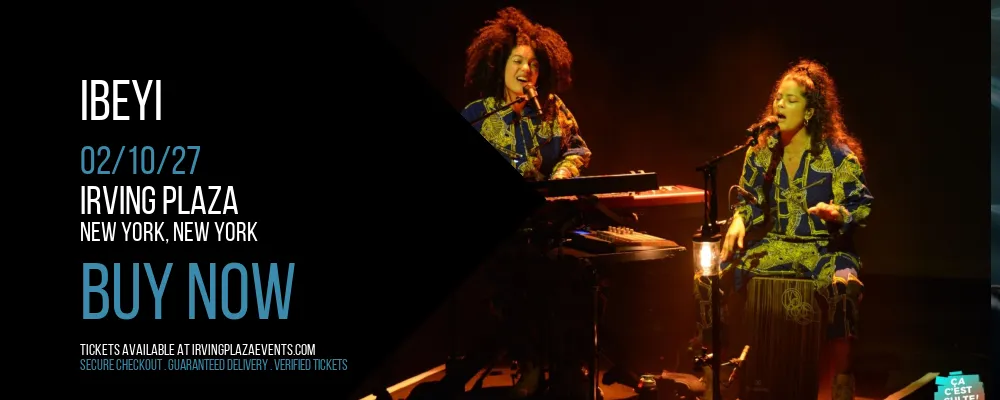 Ibeyi at Irving Plaza